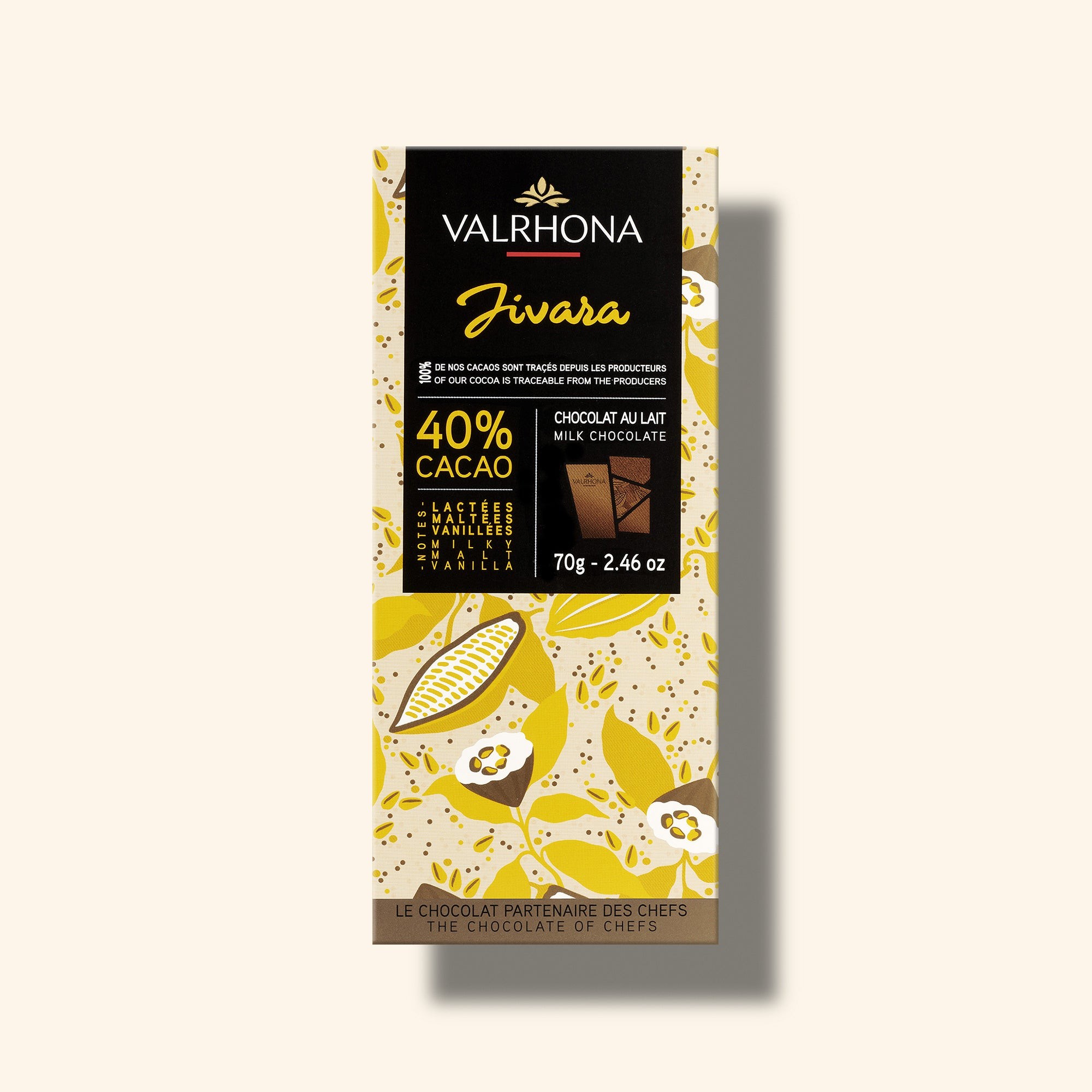 Jivara 40% Milk Chocolate Bar